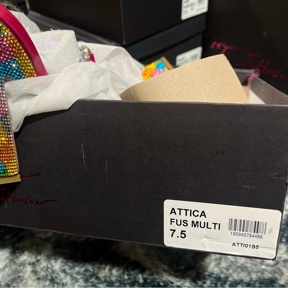 Betsey Johnson Multi-Color Mules